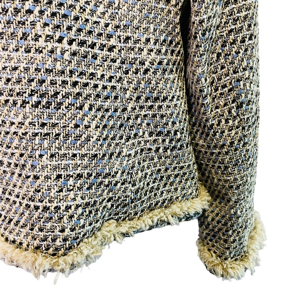 J. Crew Braided trim jacket in speckled tweed, Size US 6 NWOT - Picture 11 of 16